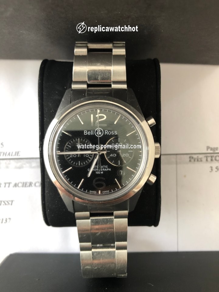 Bell & Ross Vintage Mens watch Unisex Automatic Steel BRG126-BL-ST SST 5