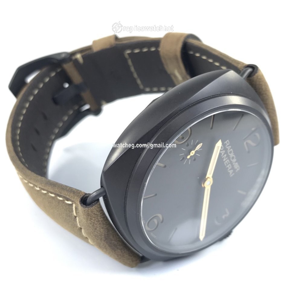 Panerai Radiomir 3 Days 47mm Mens watch Unisex Manual winding Ceramic PAM 00504 5