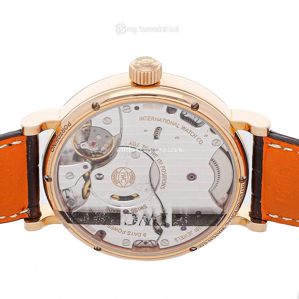 IWC Portofino Hand-Wound Mens watch Unisex Manual winding Rose gold IW5162-03 5