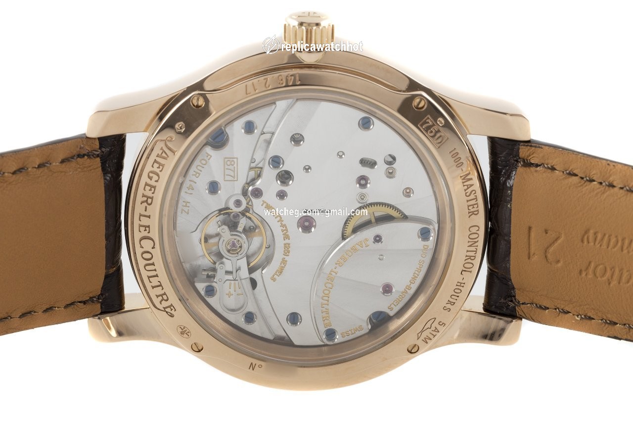 Jaeger-LeCoultre Master Eight Days Mens watch Unisex Manual winding Red gold Q1602420 5