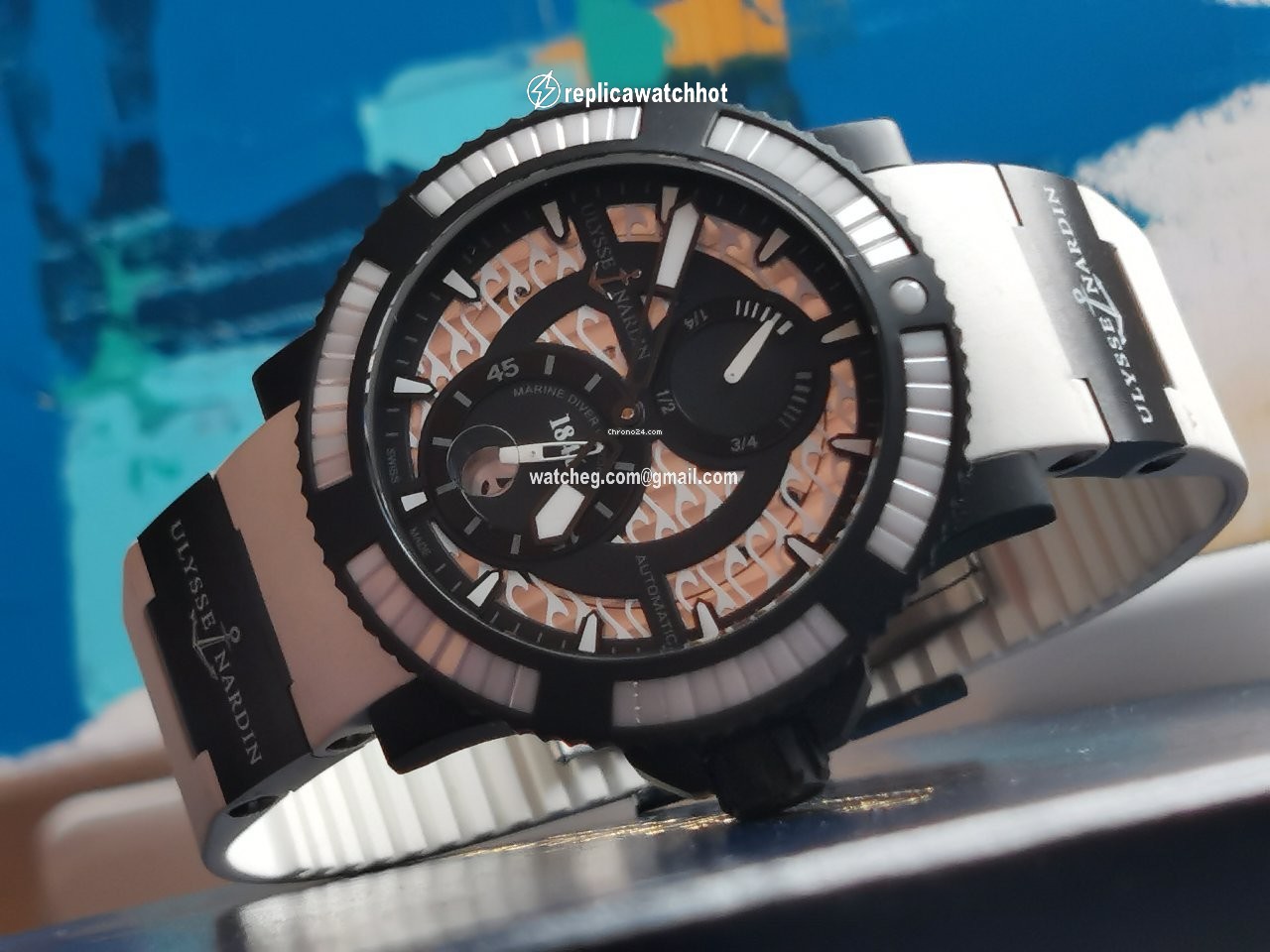 Ulysse Nardin Diver Black Sea Mens watch Unisex Automatic Steel 263-92B0-3C 920 5