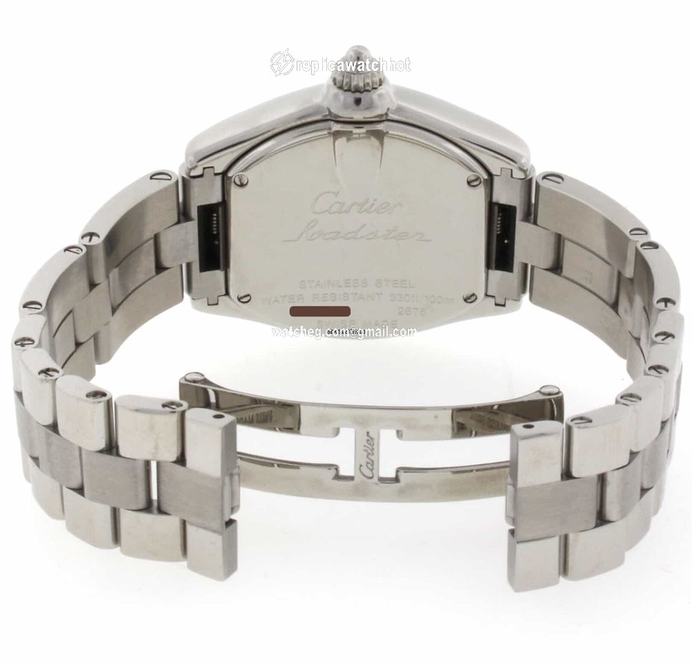 Cartier Roadster Mens watch Unisex Quartz Steel W62017V3 2675 5