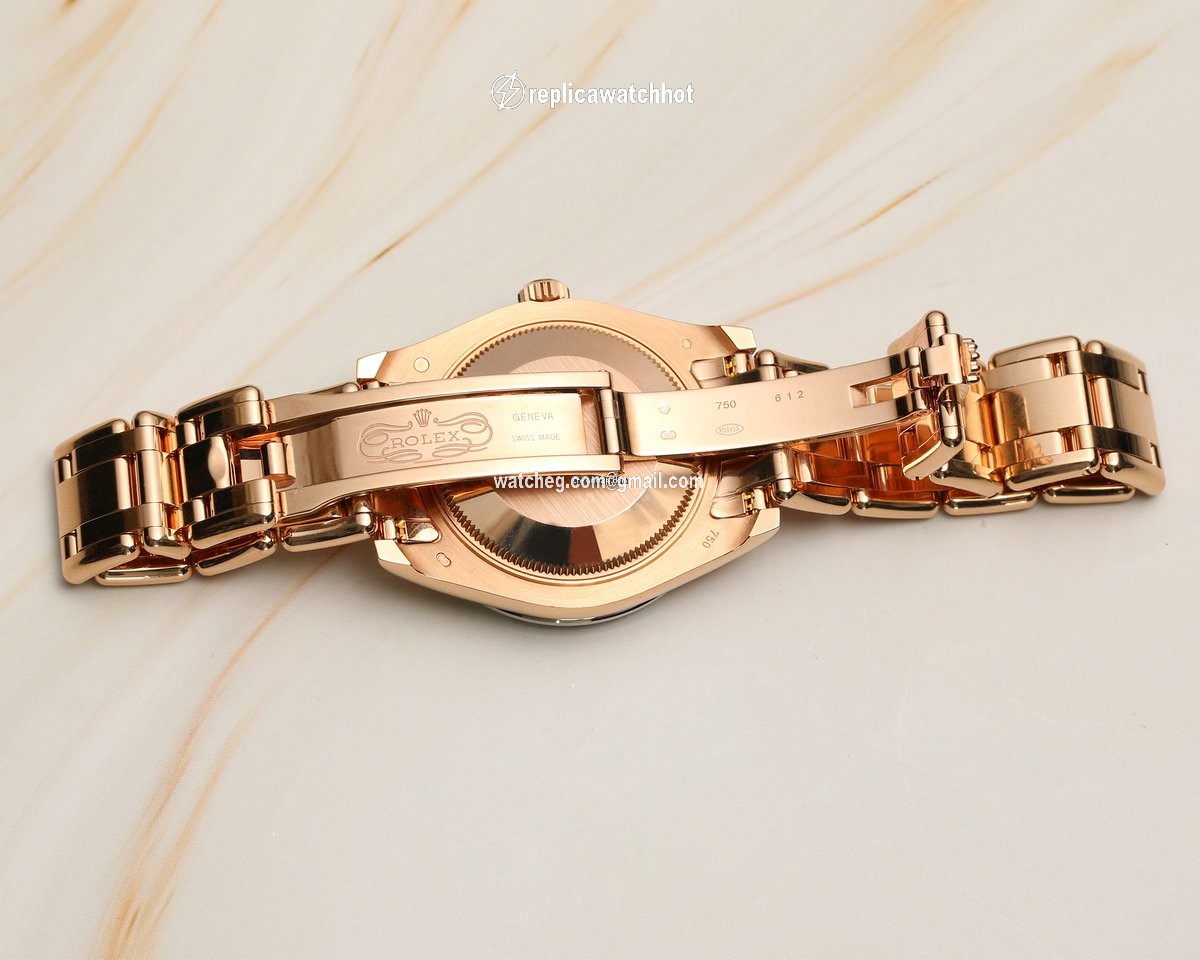 Rolex Pearlmaster Mens watch Unisex Rose gold Automatic 81285 5