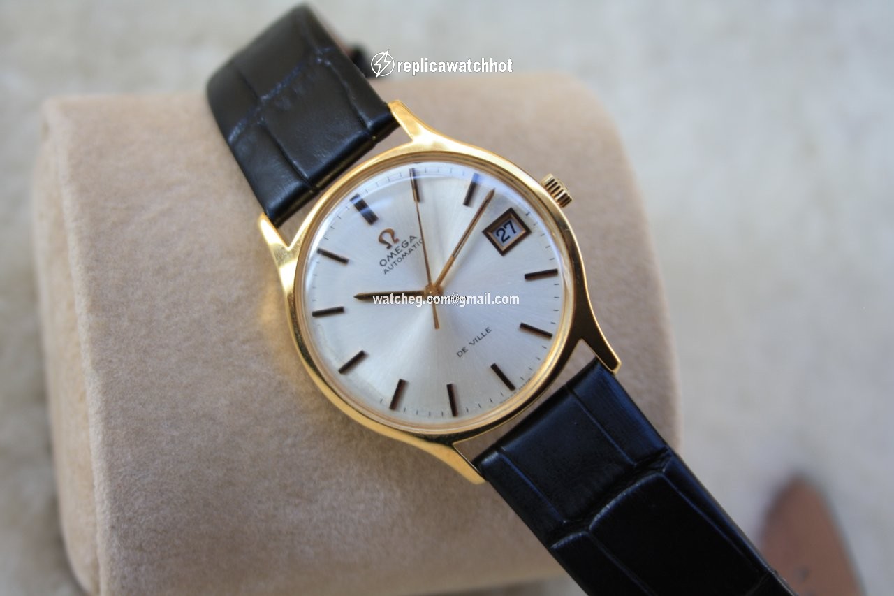 Omega De Ville Mens watch Unisex Automatic Gold Steel 162046 5