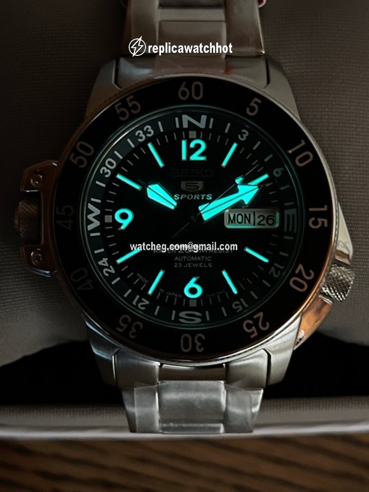 Seiko Mens watch Unisex Automatic Steel SKZ209J1 5