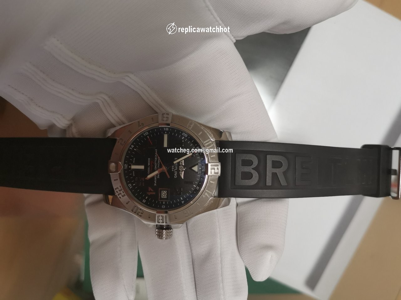 Breitling Avenger II GMT Mens watch Unisex Automatic Steel A3239011.BC34.152S.A20S.1 5