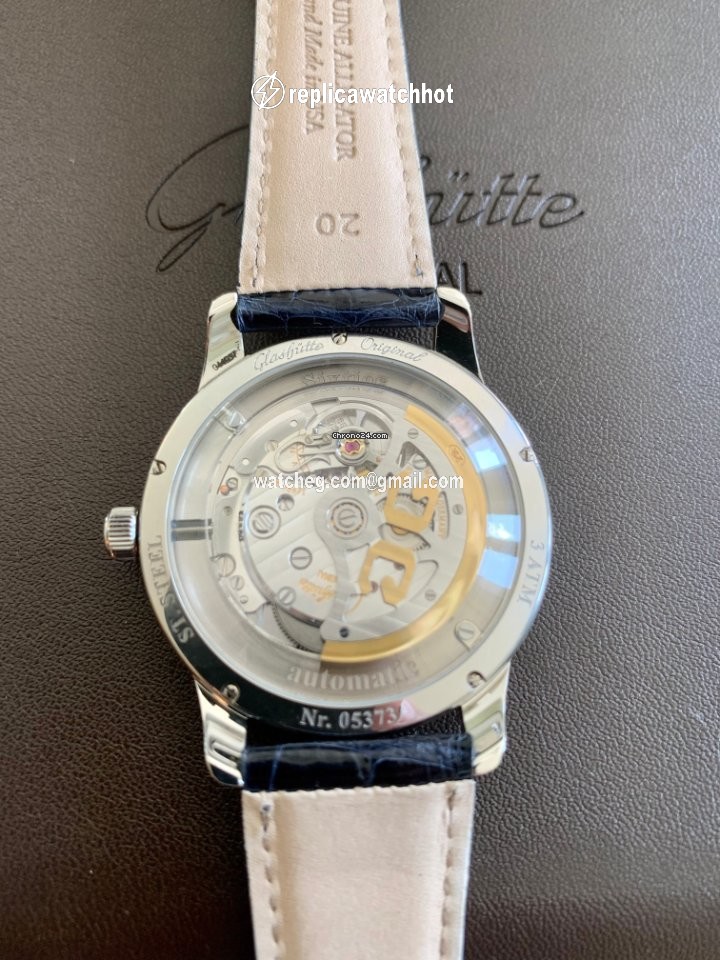 Glashtte Original Sixties Mens watch Unisex Automatic Steel 1-39-52-06-02-04 5