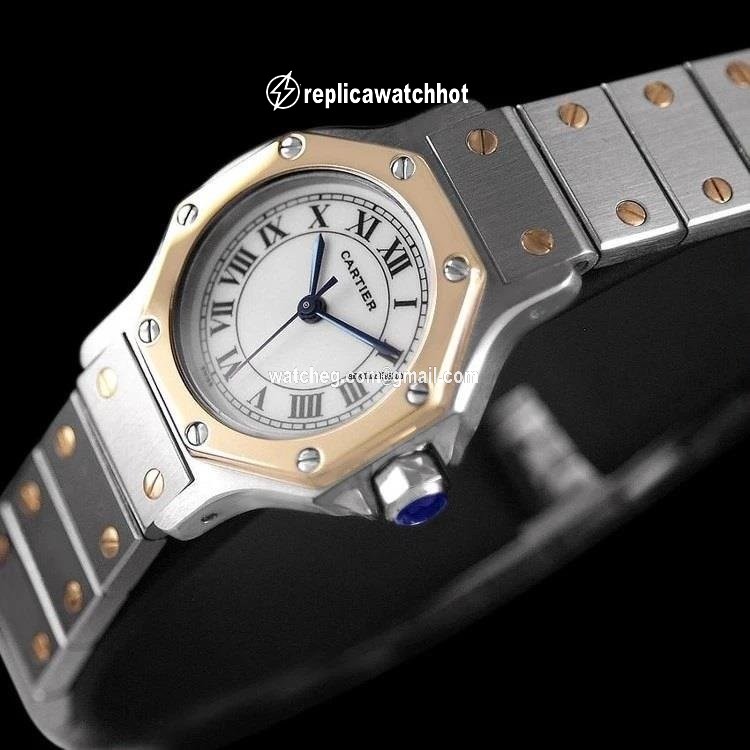 Cartier Womens watch Automatic Gold Steel 8350ST 5