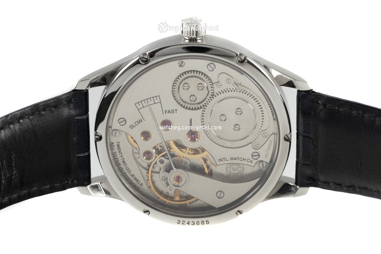 IWC Portuguese Hand-Wound Mens watch Unisex Manual winding Steel 5444 5