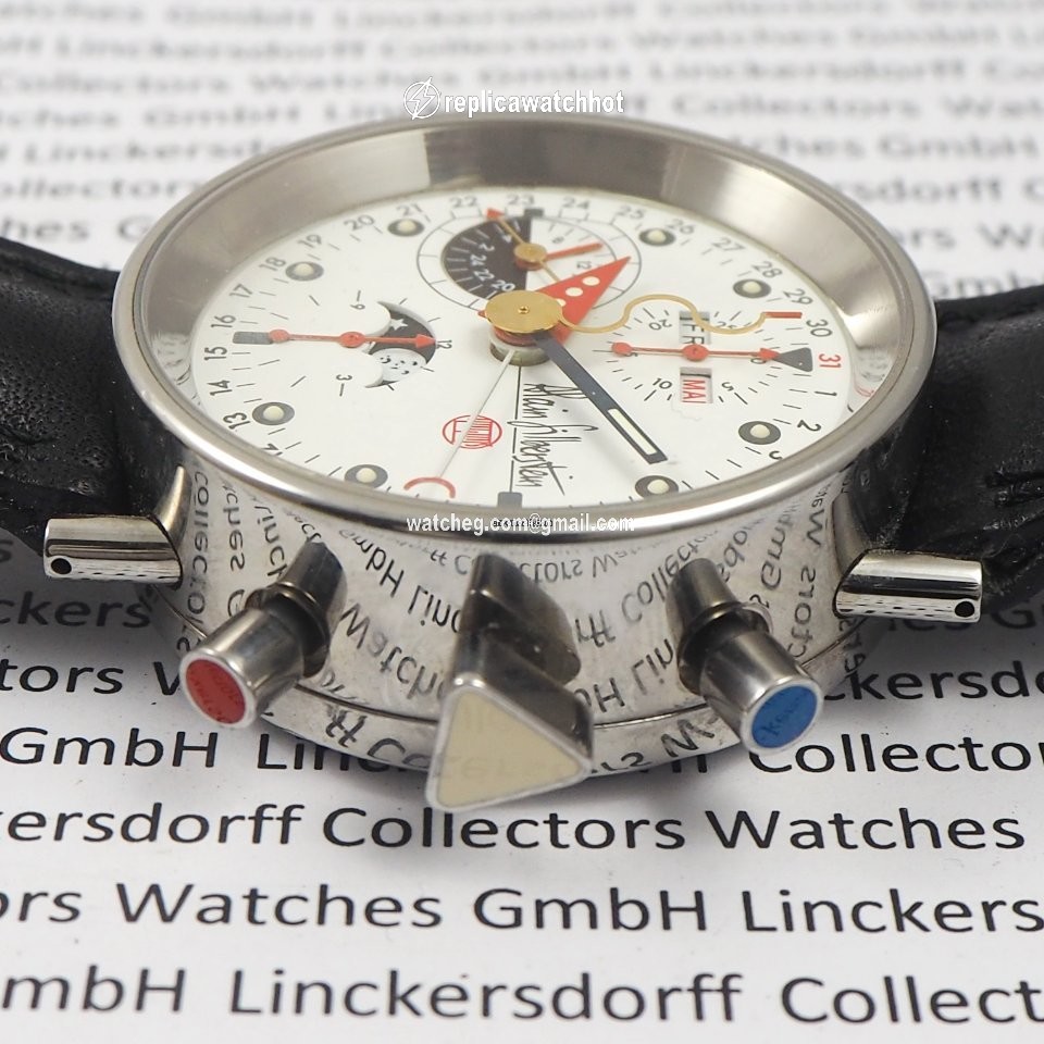 Alain Silberstein Mens watch Unisex Automatic Steel Krono 2 5