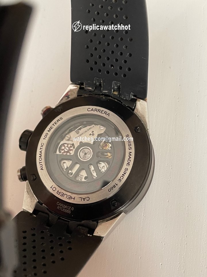 TAG Heuer Carrera Calibre HEUER 01 Mens watch Unisex Automatic Steel CAR2A1Z.FT6044 5