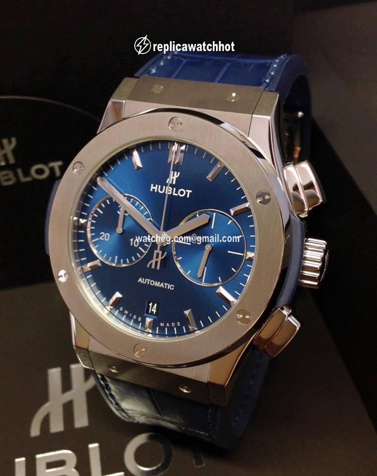 Hublot Classic Fusion Blue Mens watch Unisex Automatic Titanium 521.nx.7170.lr 5