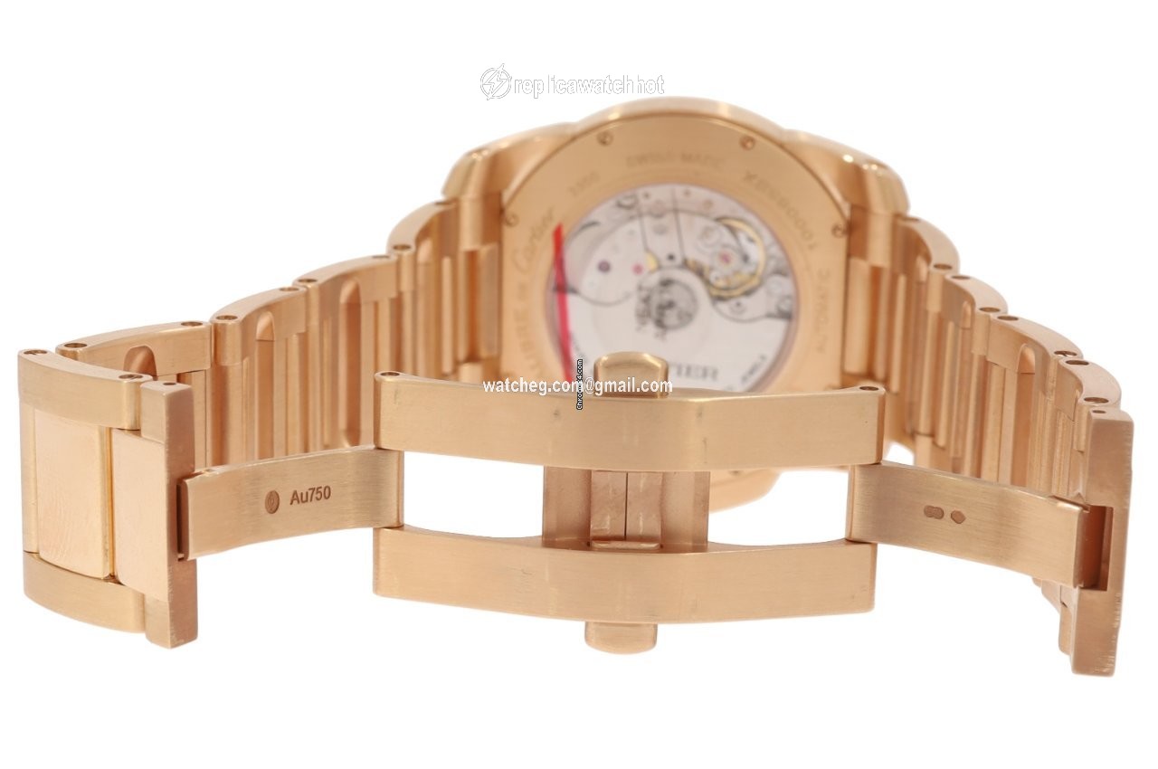 Cartier Calibre de Cartier Mens watch Unisex Automatic Rose gold W7100018 5