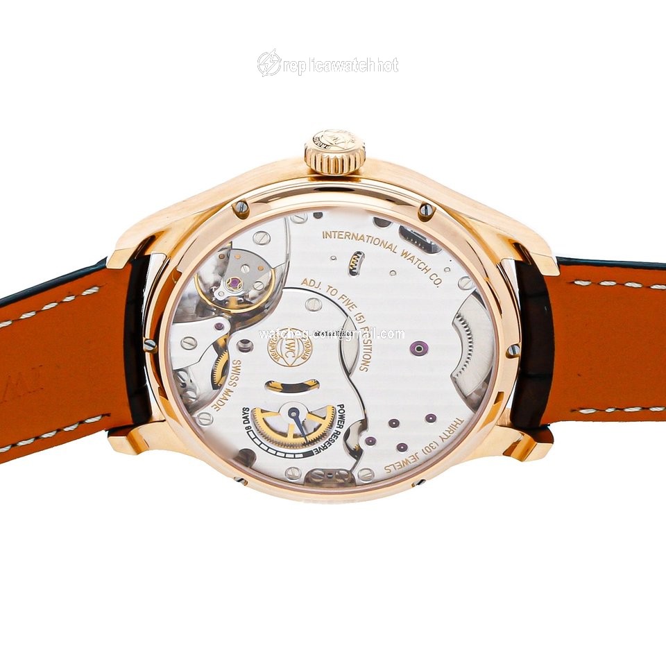 IWC Portuguese Hand-Wound Mens watch Unisex Manual winding Rose gold IW5102-04 5