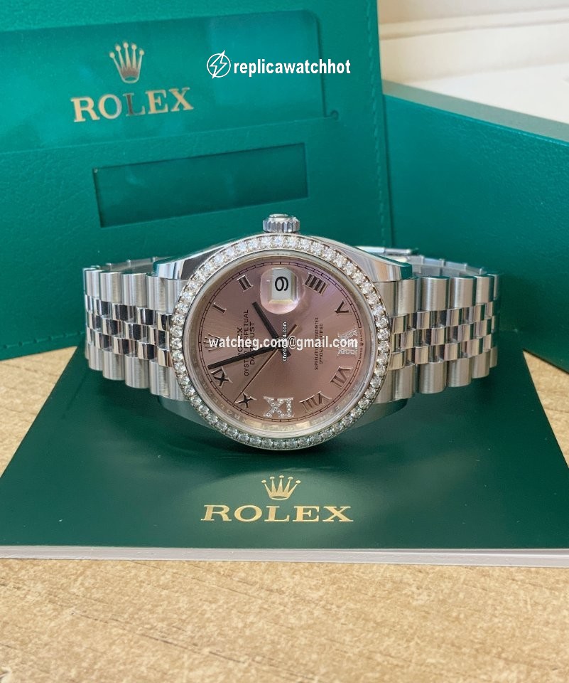 Rolex Datejust 36 Mens watch Unisex Steel Automatic 126284RBR 5