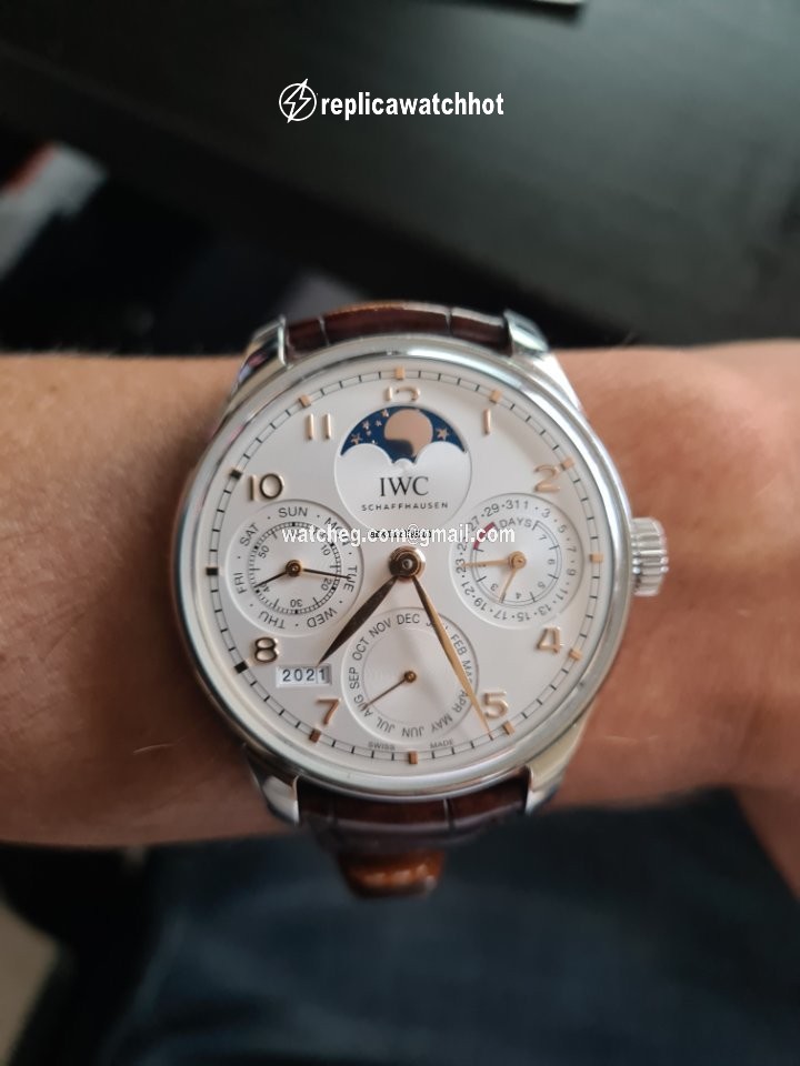 IWC Portuguese Perpetual Calendar Mens watch Unisex Automatic Steel IW503307 5