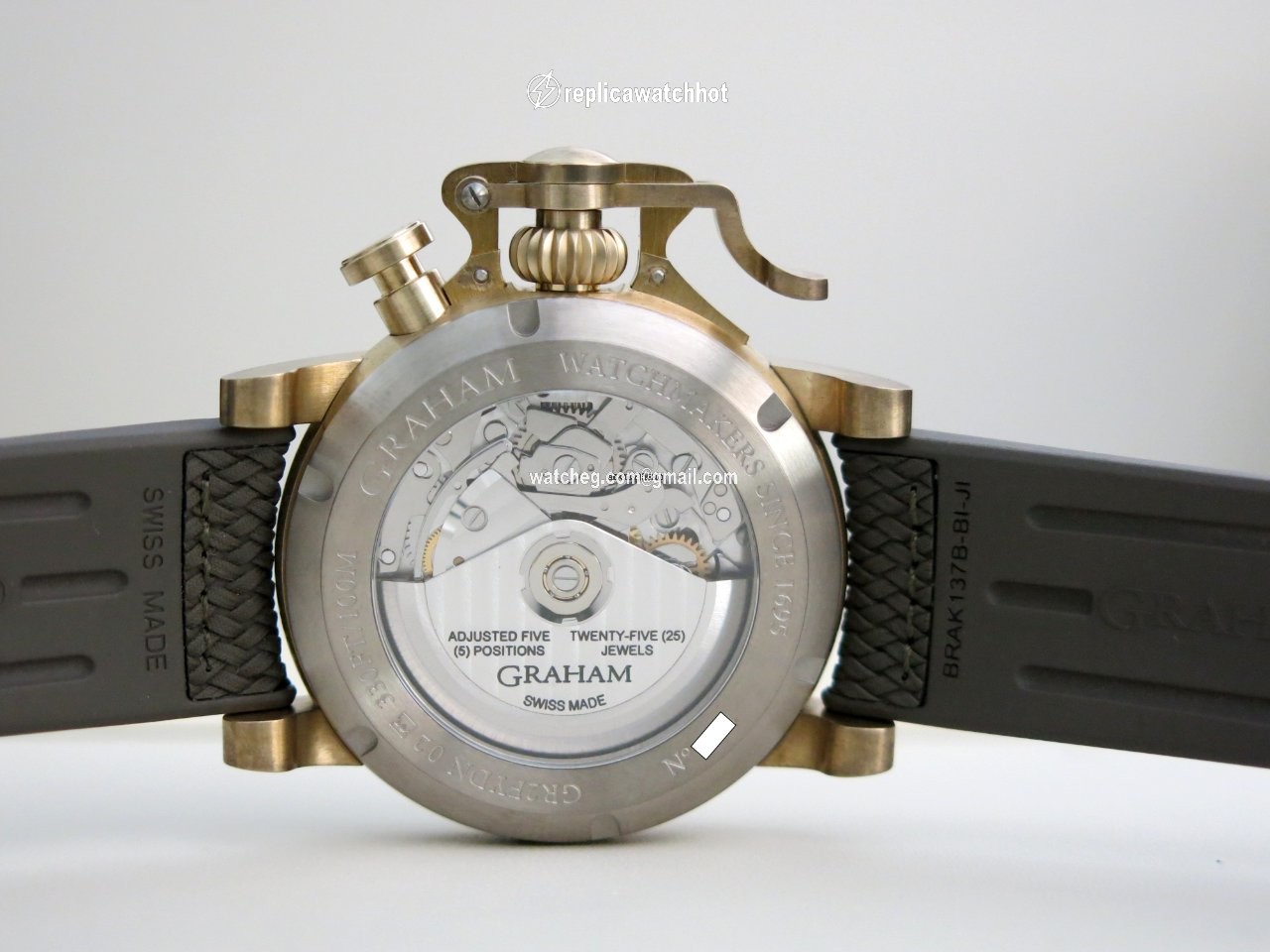 Graham Chronofighter Mens watch Unisex Automatic Bronze 2CVAK.G02A 5