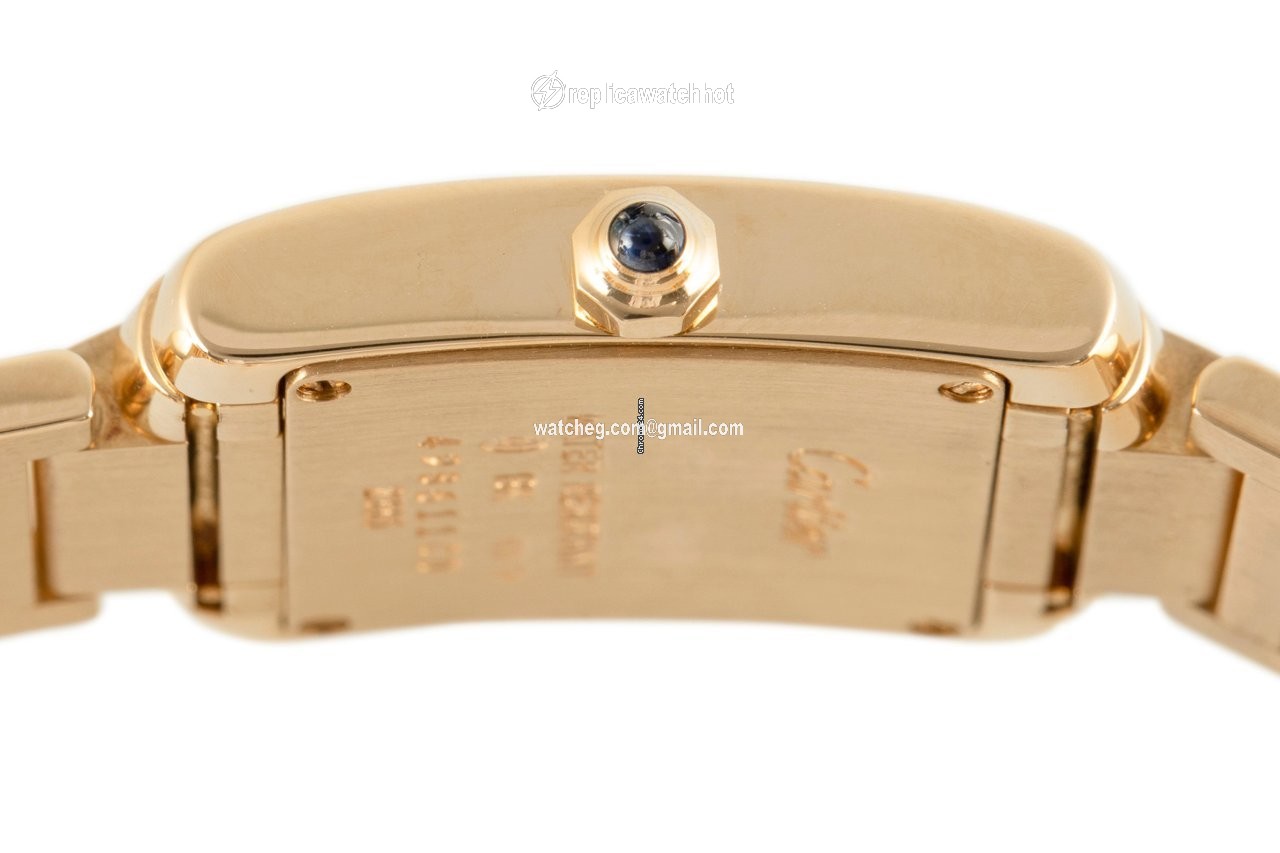 Cartier Tank Francaise Womens watch Quartz Yellow gold 2385 5