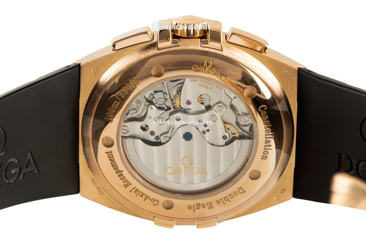 Omega Constellation Double Eagle Mens watch Unisex Automatic Red gold 1619.51.91 5