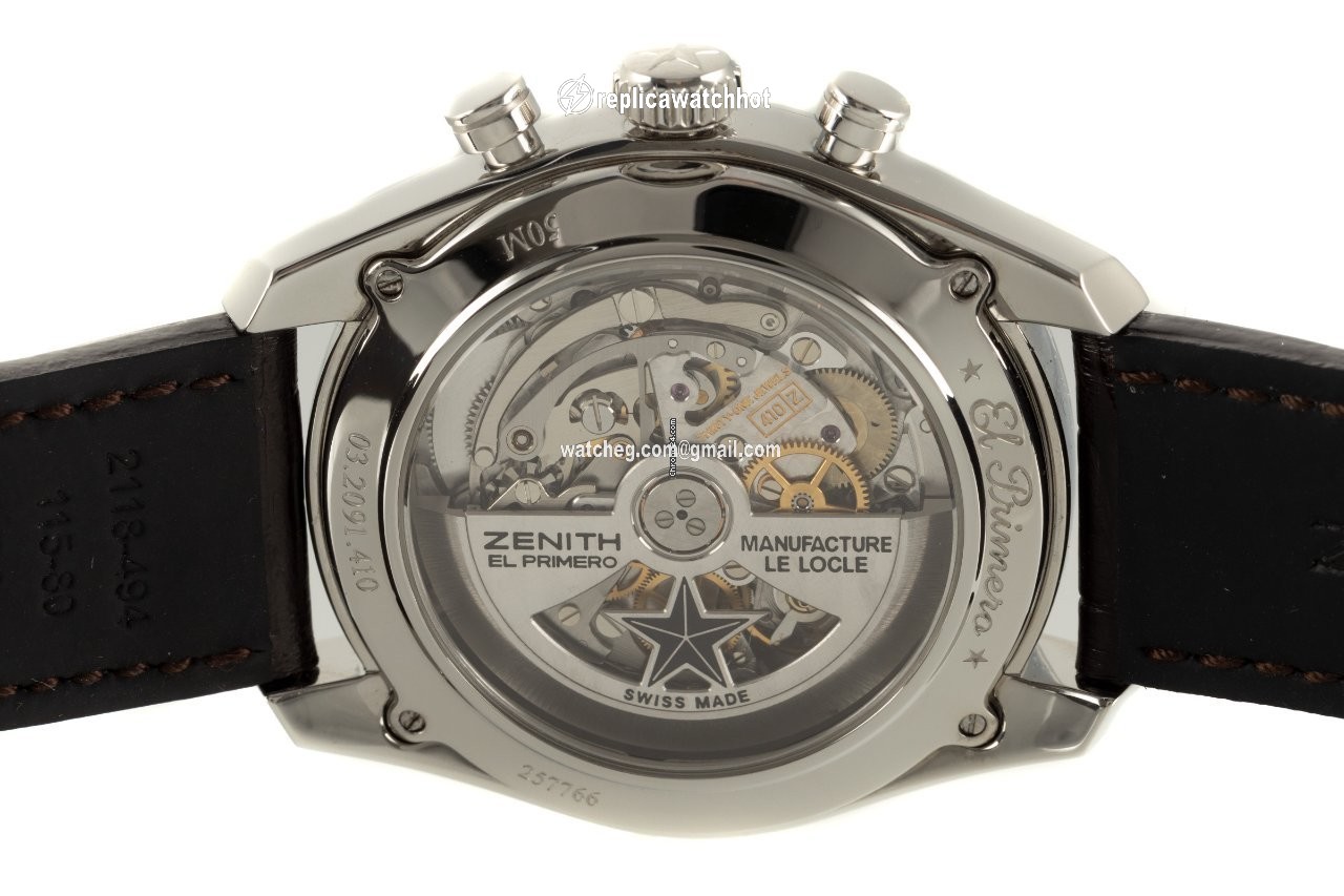 Zenith El Primero 410 Mens watch Unisex Automatic Steel 03.2091.410 01.C494 5
