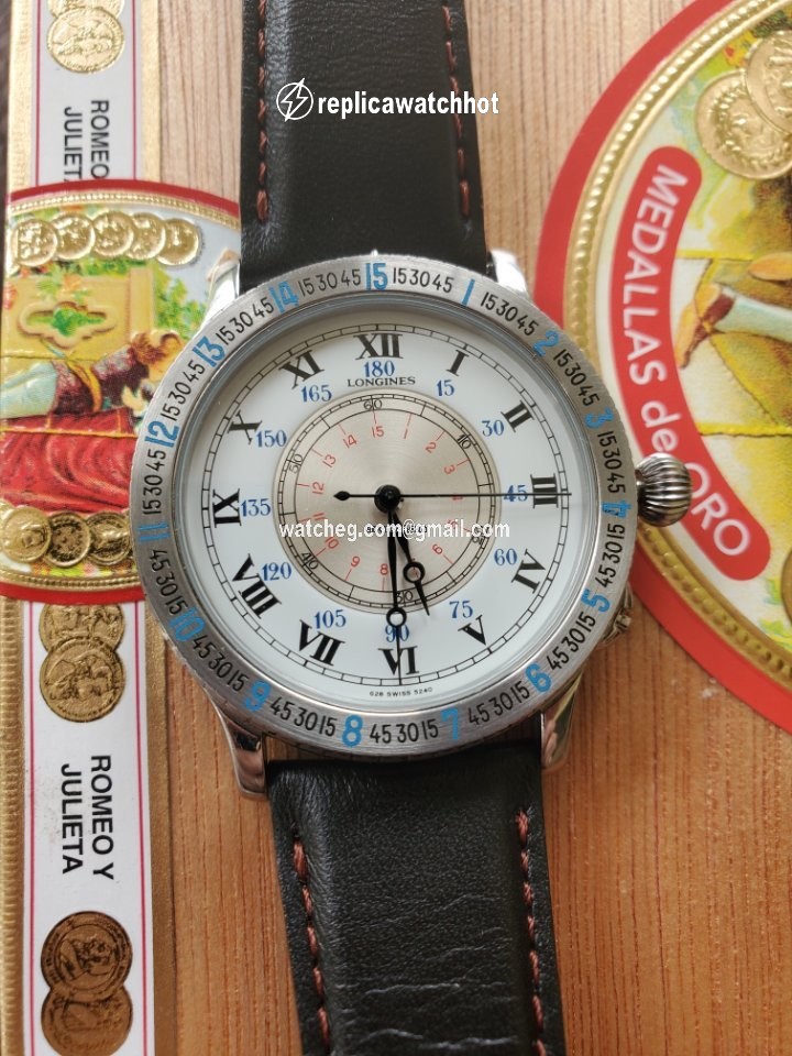 Longines Lindbergh Hour Angle Mens watch Unisex Automatic Steel 628.5240 5