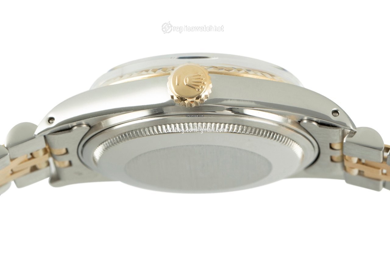 Rolex Datejust 36 Mens watch Unisex Gold Steel Automatic 16013 5
