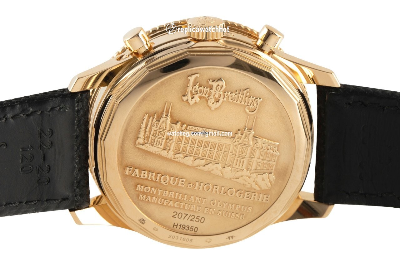 Breitling Montbrillant Olympus Mens watch Unisex Automatic Yellow gold H19350 5
