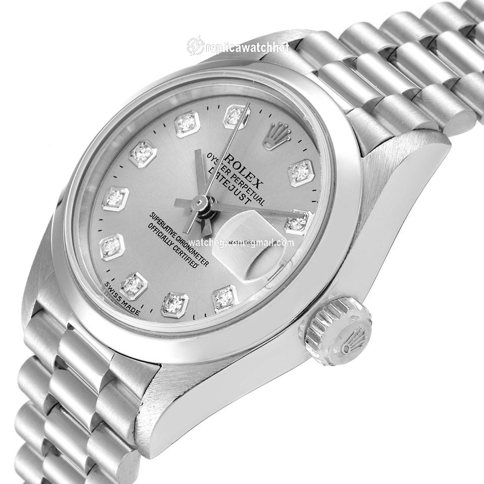 Rolex Lady-Datejust Womens watch Platinum Automatic 79166 5