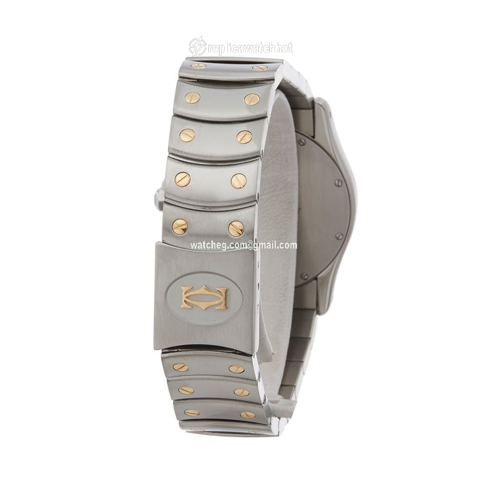 Cartier Santos Mens watch Unisex Automatic Gold Steel 1910 5