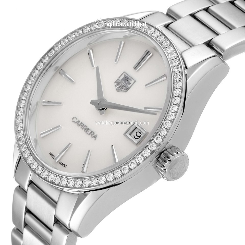TAG Heuer Carrera Lady Womens watch Quartz Steel WAR1315.BA0778 5