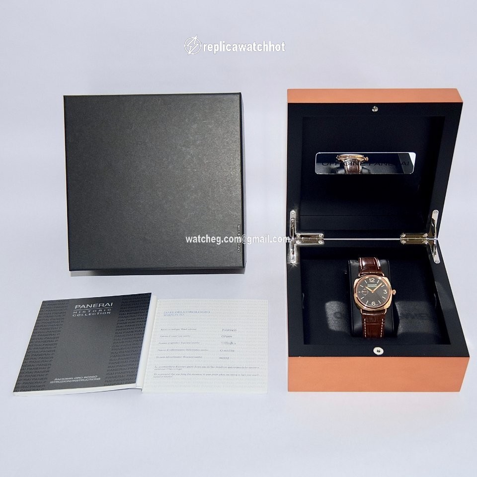 Panerai Radiomir Mens watch Unisex Manual winding Red gold PAM 00439 5