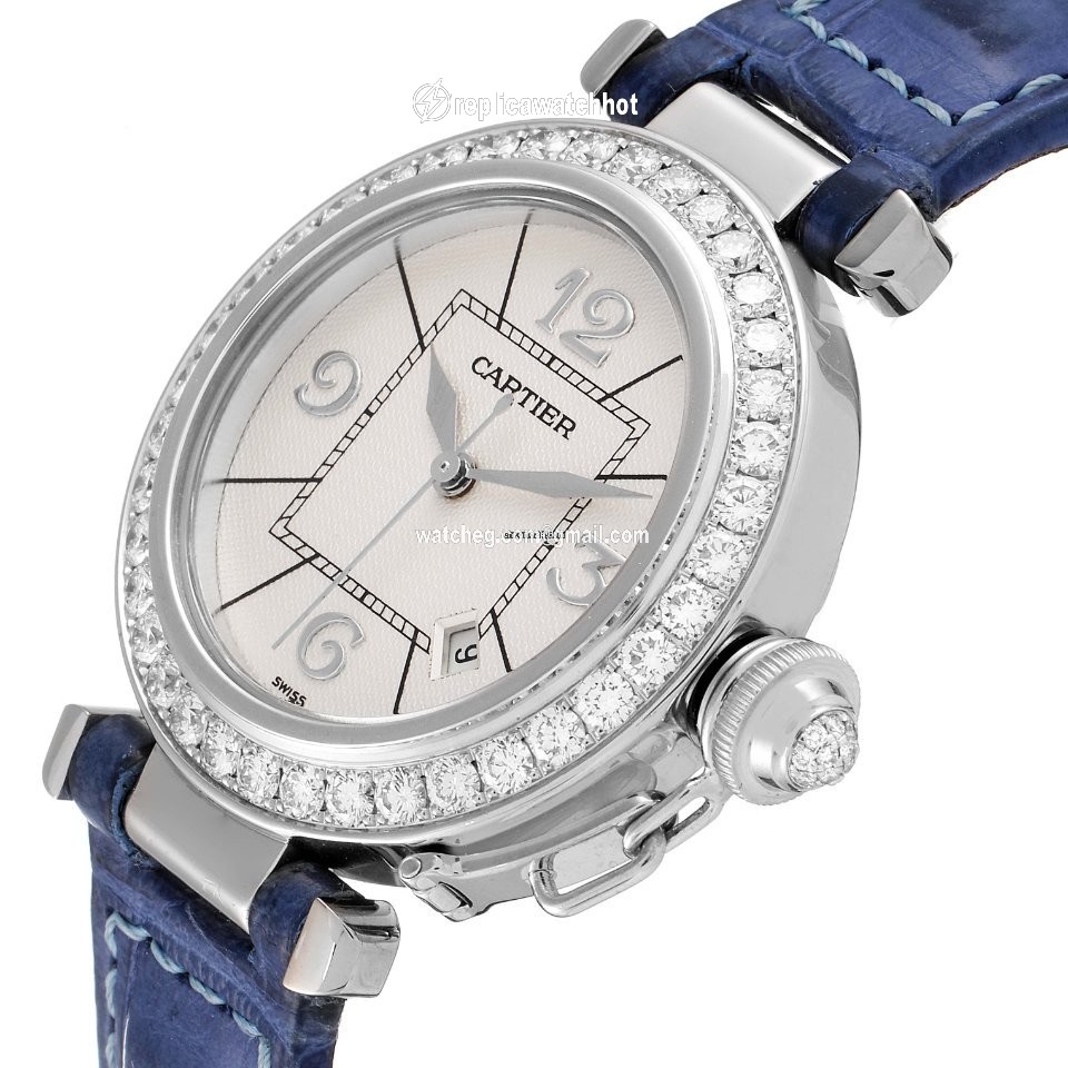 Cartier Pasha Womens watch Automatic White gold WJ111651 5