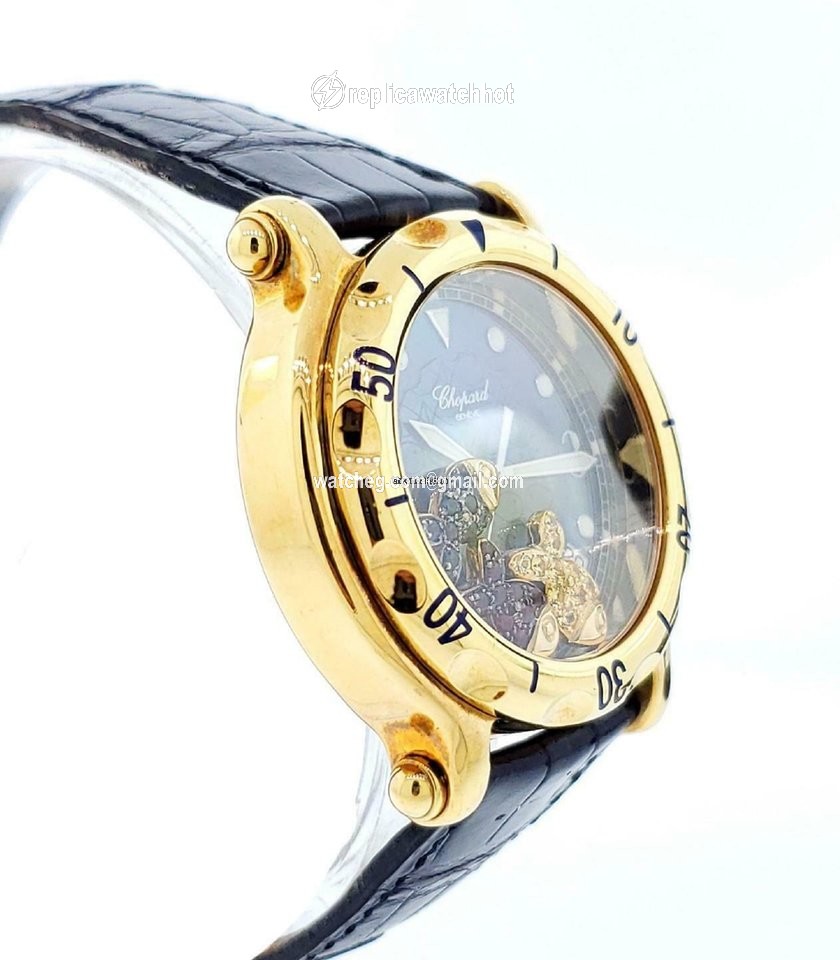 Chopard Happy Sport Quartz Yellow gold 28 3528-402 5