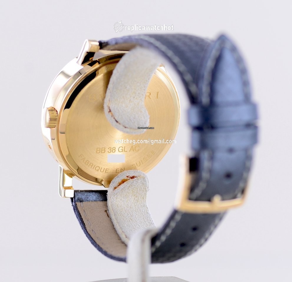 Bulgari Bulgari Mens watch Unisex Automatic Yellow gold BB38GLAC 5