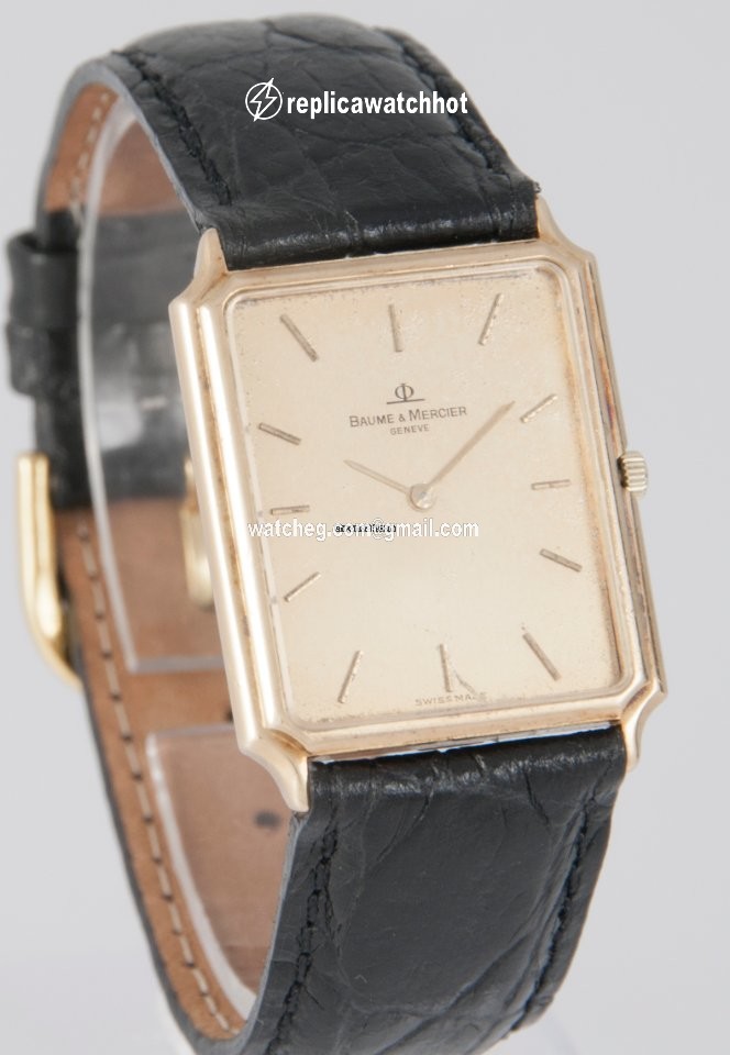Baume & Mercier Mens watch Unisex Quartz Yellow gold 17348 5