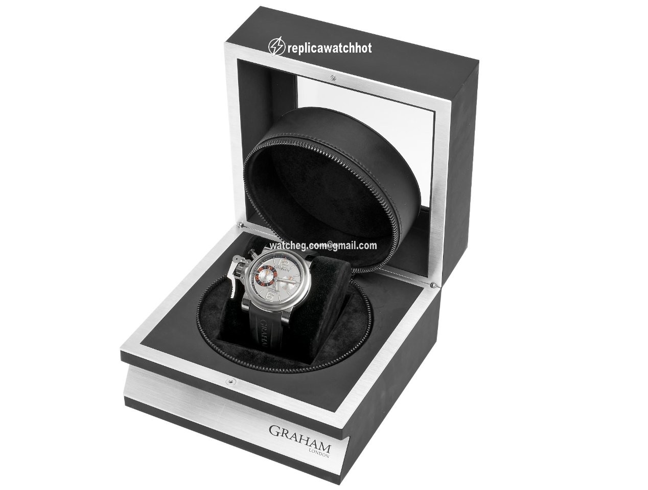 Graham Chronofighter Oversize Mens watch Unisex Automatic Steel 2OVAS.S02A.K10B 5