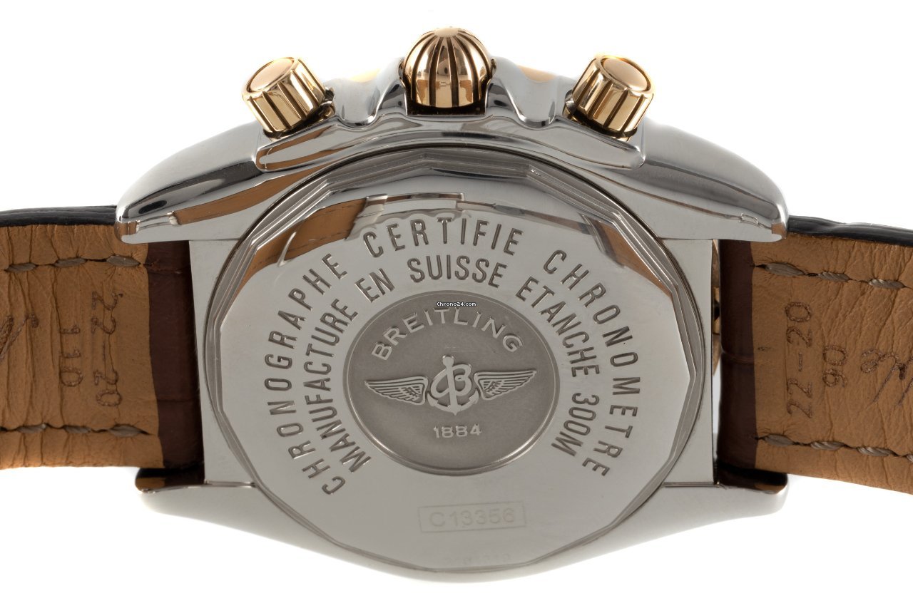 Breitling Chronomat Evolution Mens watch Unisex Automatic Gold Steel C13356 5