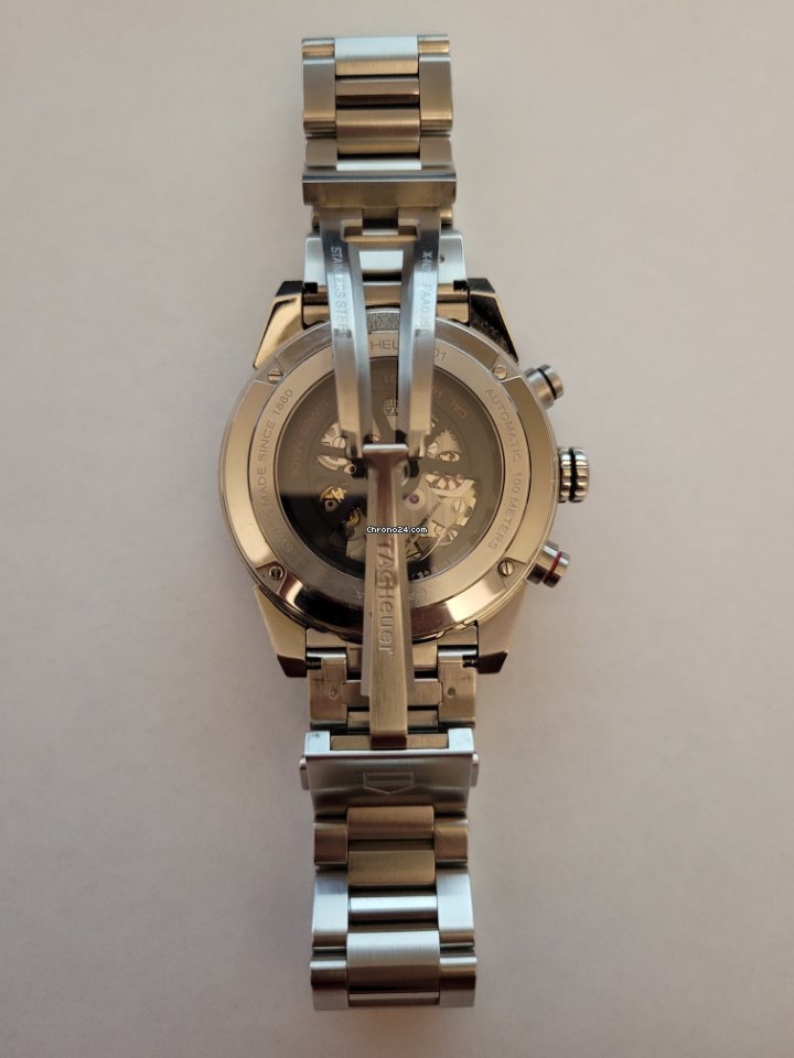 TAG Heuer Carrera Calibre HEUER 01 Mens watch Unisex Automatic Steel CAR201Z 5