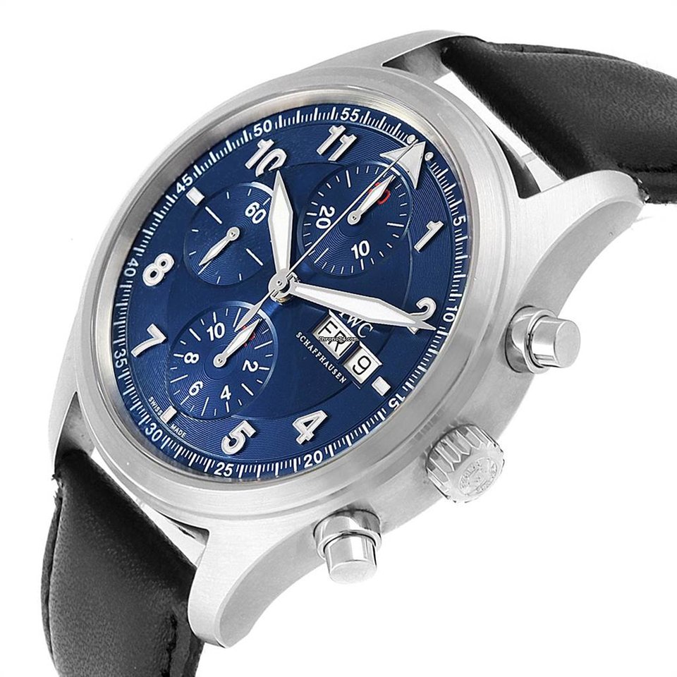 IWC Pilot Chronograph Mens watch Unisex Automatic Steel IW371712 5