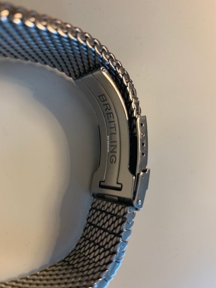 Breitling Transocean Chronograph Mens watch Unisex Automatic Steel AB015212 G724 154A 5