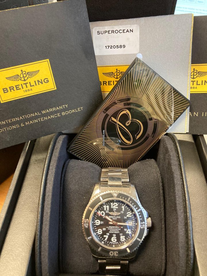 Breitling Superocean II 42 Mens watch Unisex Automatic Steel A17365C9 BD67 5