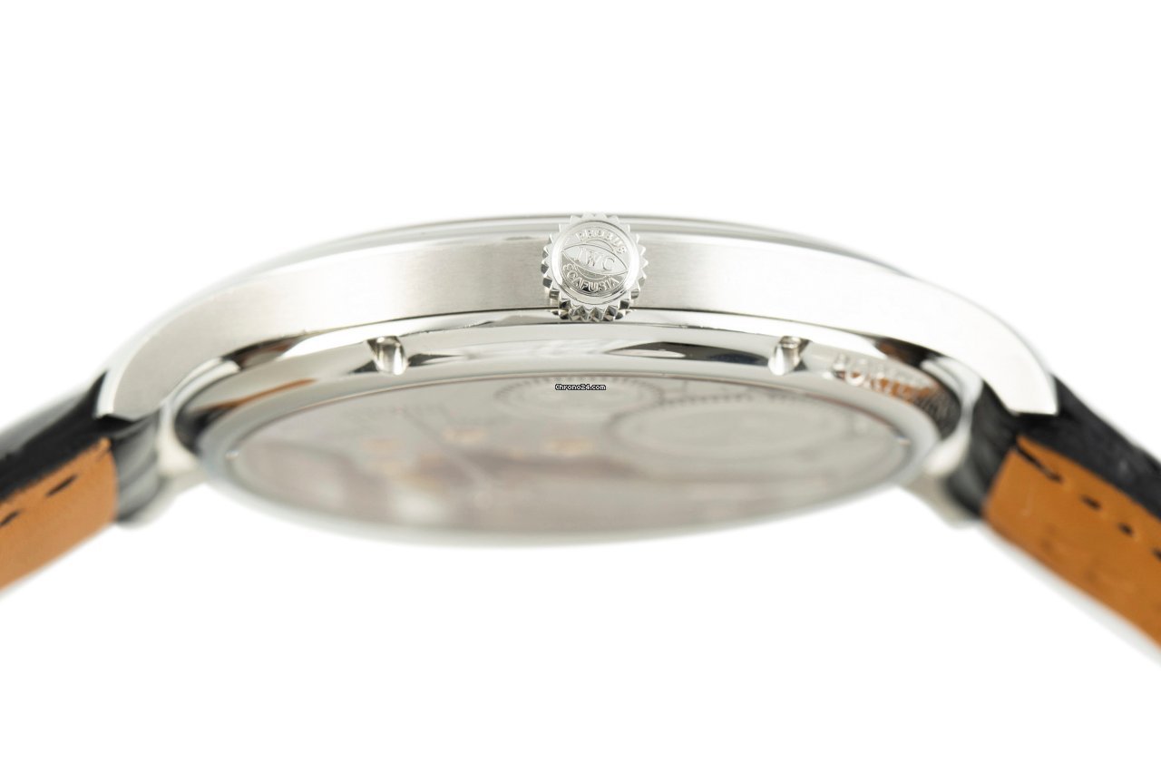IWC Portuguese Hand-Wound Mens watch Unisex Manual winding Steel 5445 5