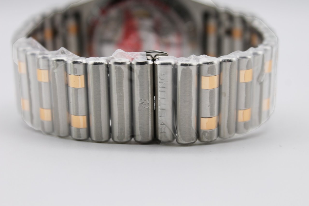 Breitling Chronomat Mens watch Unisex Automatic Gold Steel UB0134101C1U1 5