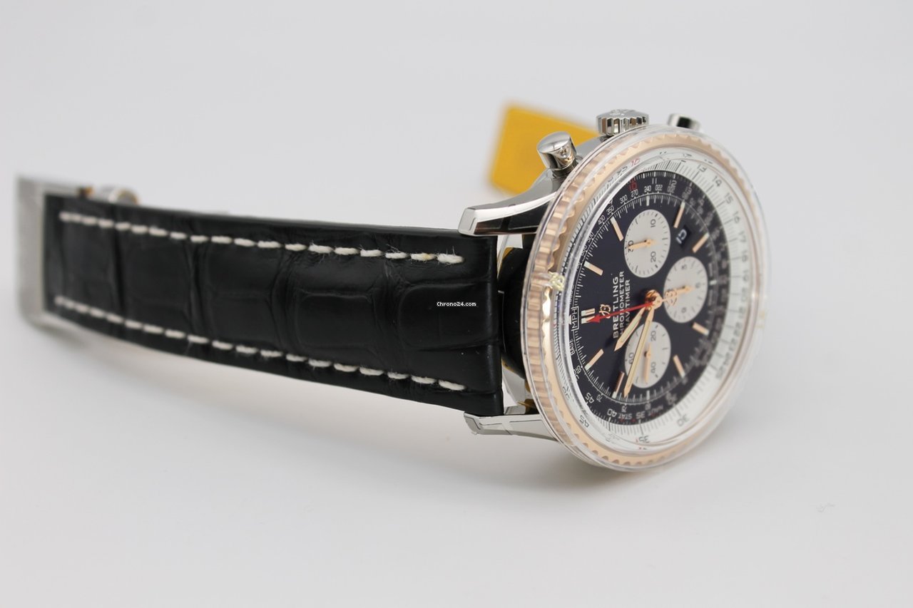 Breitling Navitimer 01 (46 MM) Mens watch Unisex Automatic Gold Steel UB0127211B1P2 5
