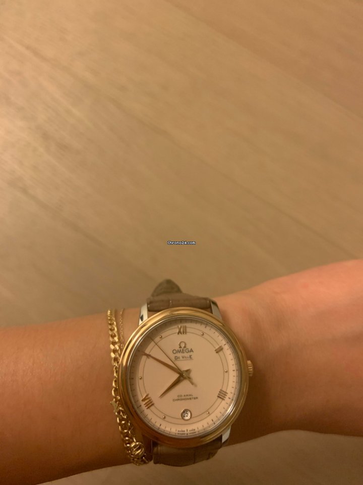 Omega De Ville Prestige Womens watch Automatic Gold Steel 424.23.37.20.09.001 5