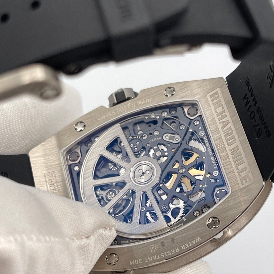 Richard Mille RM 67 Mens watch Unisex Automatic White gold RM67-01 5