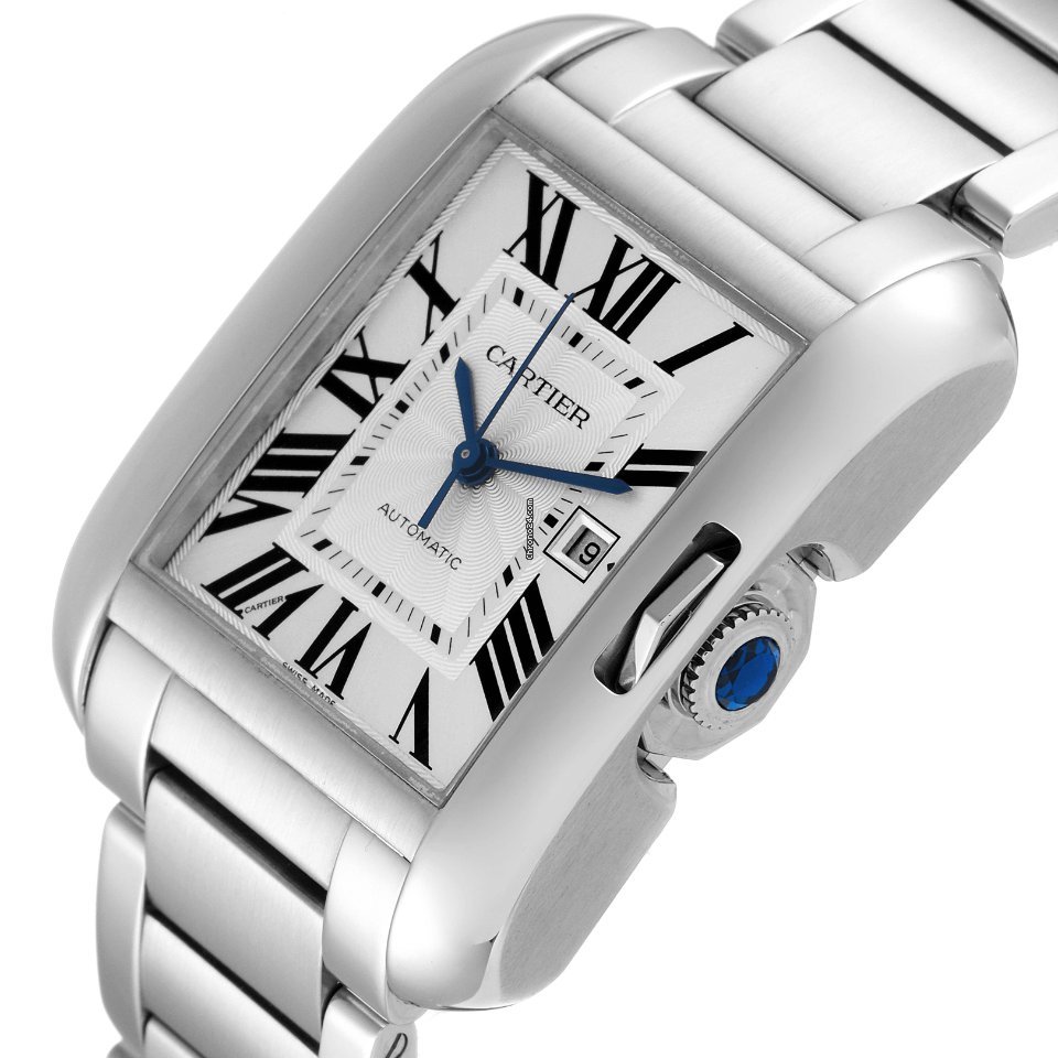 Cartier Tank Anglaise Mens watch Unisex Automatic Steel W5310009 5