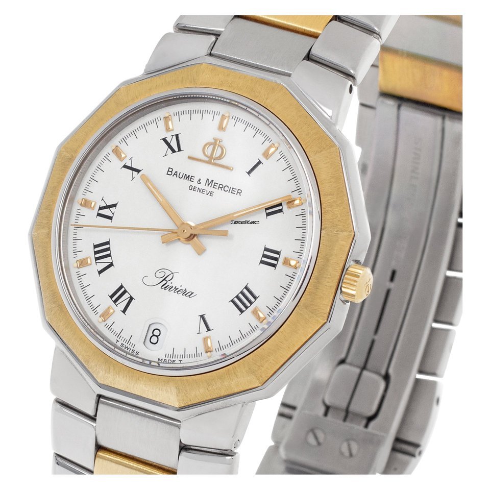 Baume & Mercier Riviera Mens watch Unisex Quartz Steel 5131.3 5