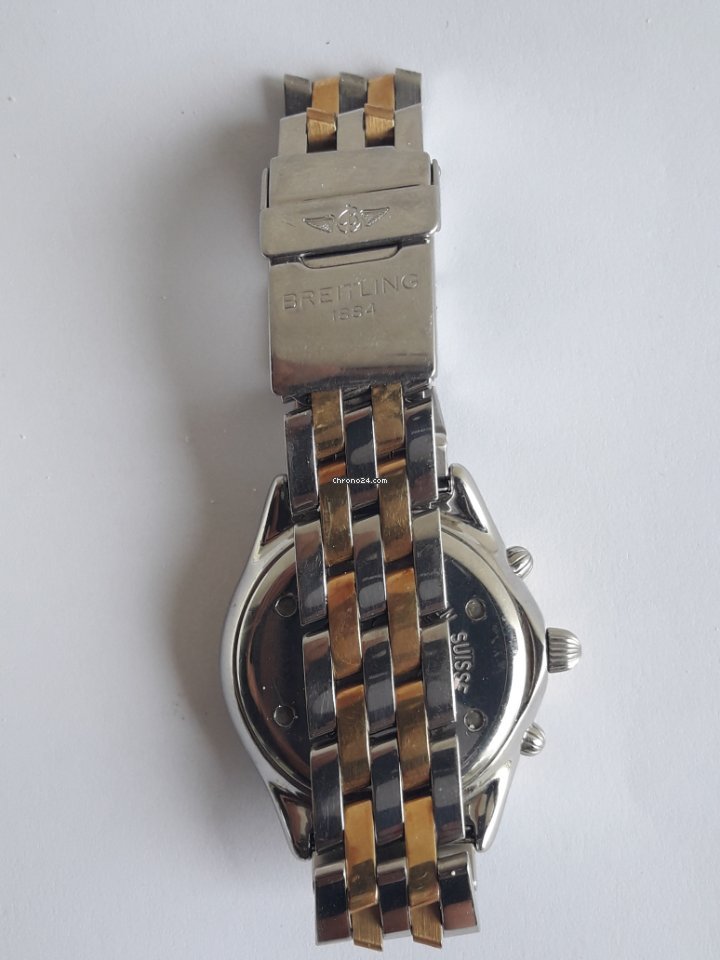 Breitling Chrono Cockpit Automatic Gold Steel D30012 5