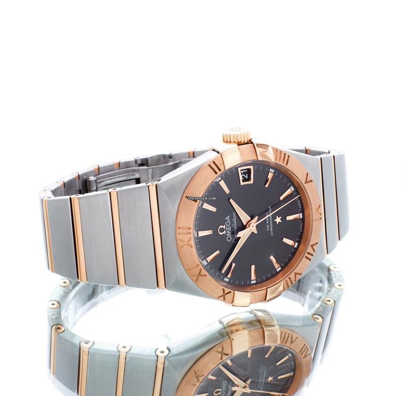 Omega Constellation Men Mens watch Unisex Automatic Gold Steel 123.20.38.21.06.002 5
